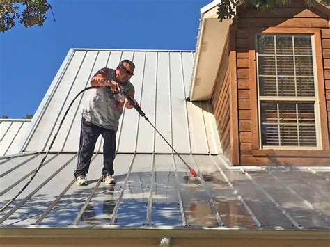 metal roof washing solution